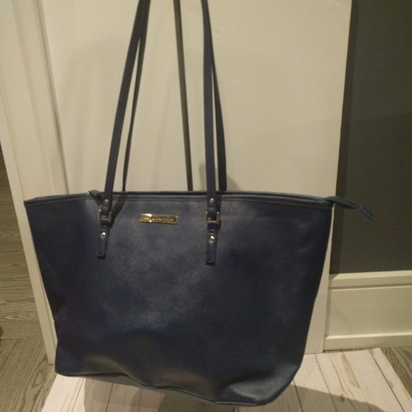 🍀🍀🍀Anna Martina Franco blue large tote - Picture 2 of 5
